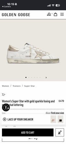 Women golden goose - golden,