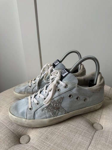 Golden goose blue denim - golden,
