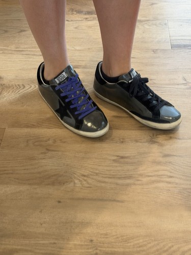 Golden goose superstar black - golden,