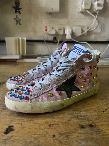 Golden goose kids - golden, studs