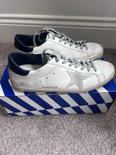 Golden goose superstar blue - golden,