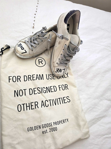 Golden goose leather low top - goose,
