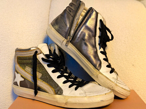 Golden goose slide - golden,