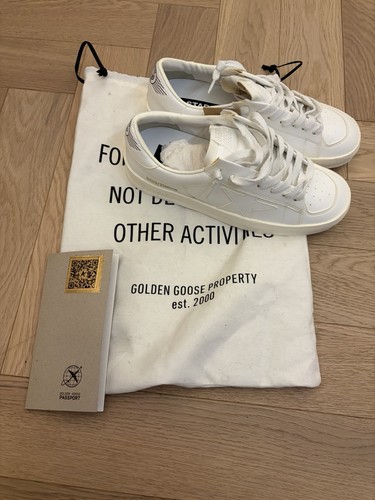 Golden goose stardan white - golden,