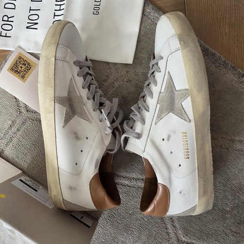 Golden goose superstar - golden, white