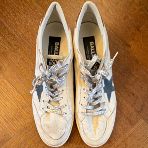 Golden goose ball star - golden, white